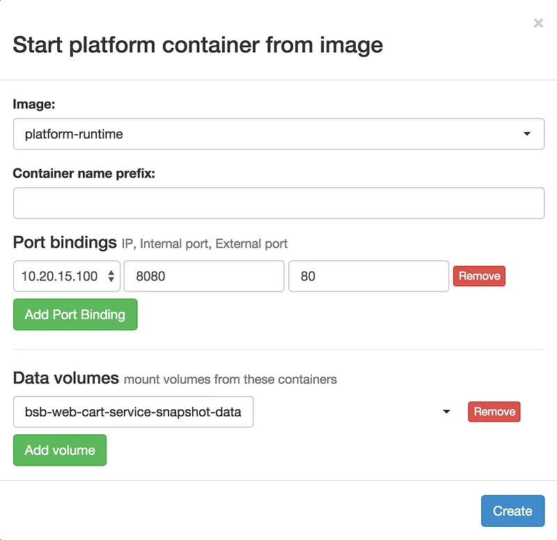 More complex builder for backend services